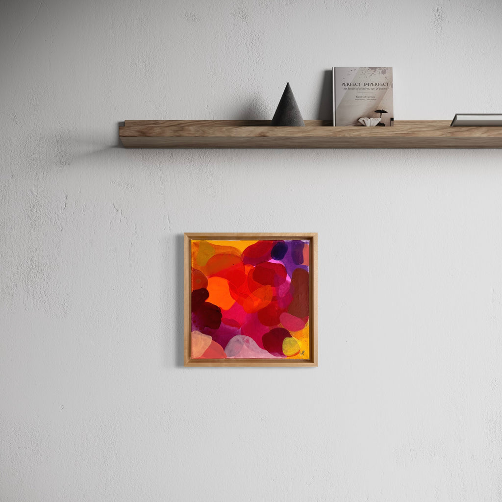 The artwork, Hearts Desire 2, by Shiri Phillips, displayed in a room.