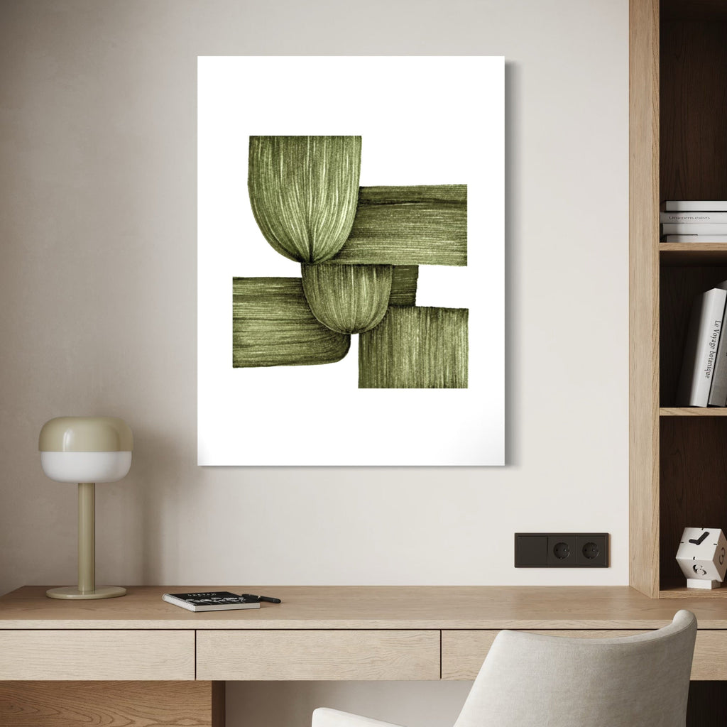 The artwork, Held Together, by Alina Glotova, displayed in a room.