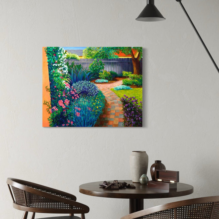 The artwork, Hidden Treasures, by Roxa Smith, displayed in a room.