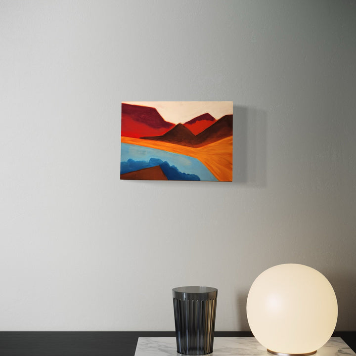 The artwork, Hide & Seek, by Joanie Flickinger, displayed in a room.