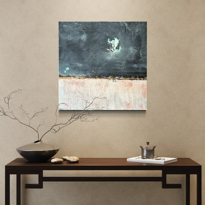 The artwork, Hint of a Daydream , by Tammy Kushnir, displayed in a room.