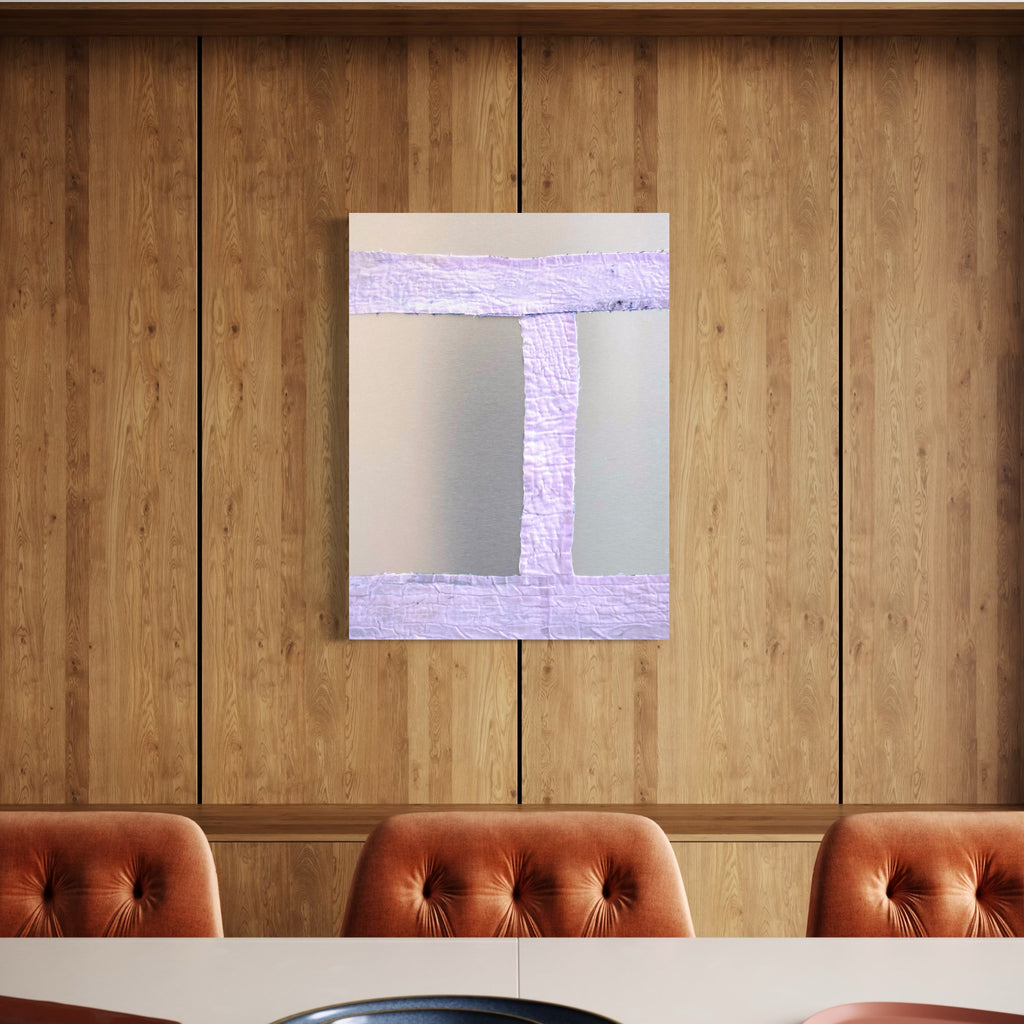 The artwork, Holland, by Jodi Hays, displayed in a room.