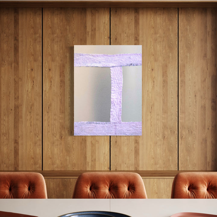 The artwork, Holland, by Jodi Hays, displayed in a room.