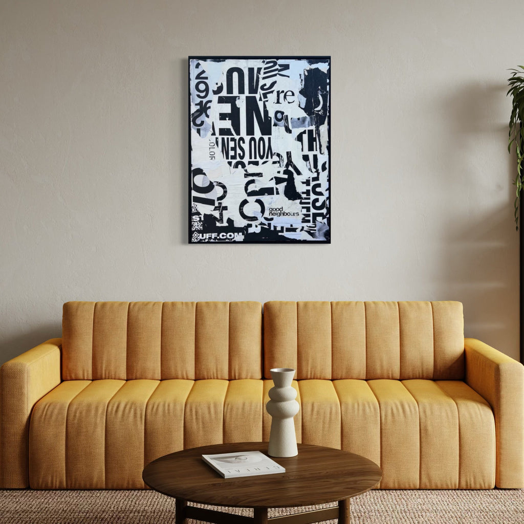 The artwork, IMG_2157, by Amy Turner, displayed in a room.