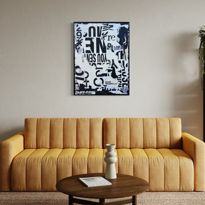 The artwork, IMG_2157, by Amy Turner, displayed in a room.