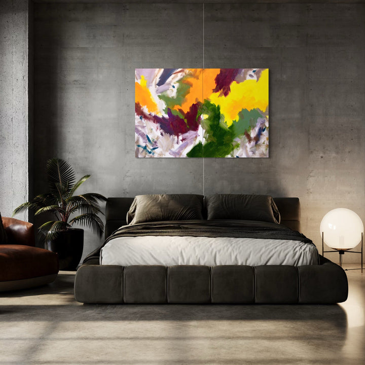 The artwork, IPAOC0236, by Saehyun Paik, displayed in a room.