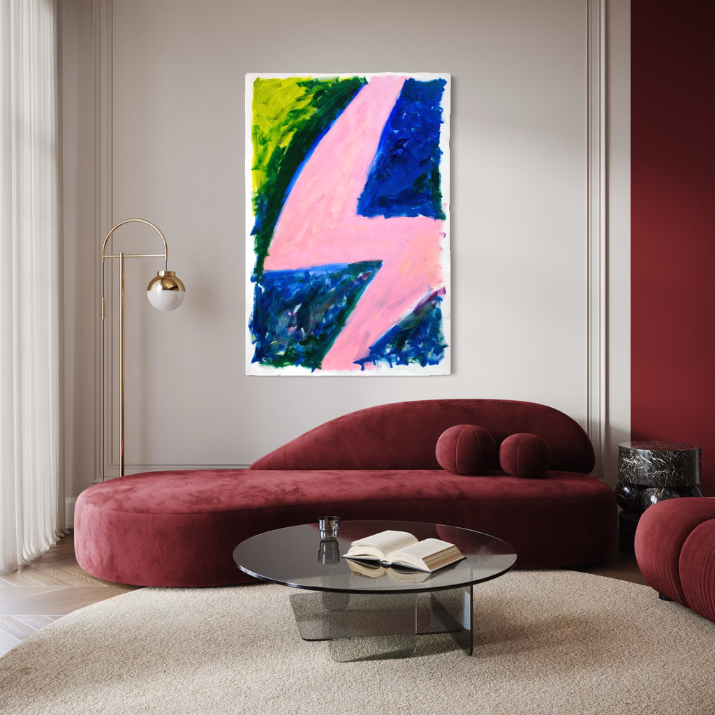 The artwork, IPAOC0249, by Saehyun Paik, displayed in a room.