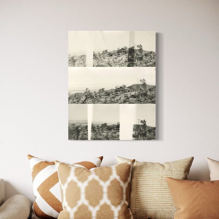 The artwork, I Didn't See it Then , by Kelly McGovern, displayed in a room.