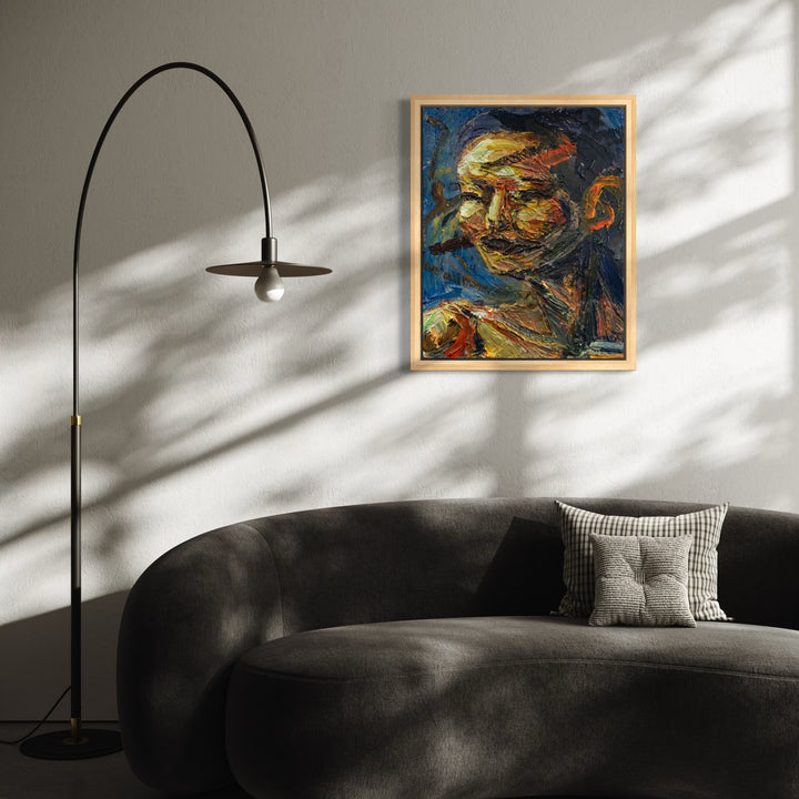 The artwork, I Wanna Be Me II, by Chunbum Park, displayed in a room.