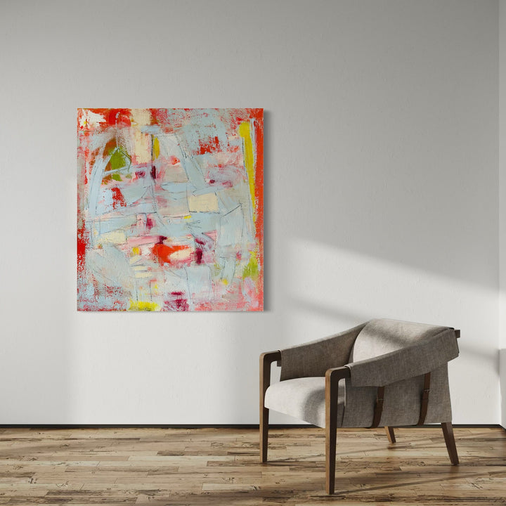 The artwork, I like crazy, by Petra Nimtz, displayed in a room.
