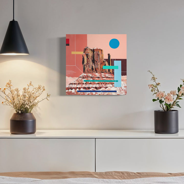 The artwork, I'll See You Soon, by Adam Anglin, displayed in a room.