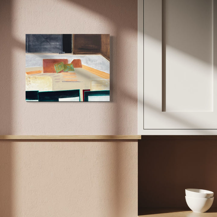 The artwork, If Memory Serves, by Cora Jane Glasser, displayed in a room.