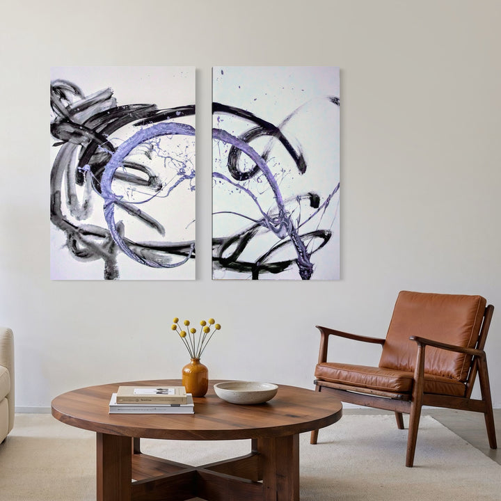 The artwork, Impact, by Nicholas Franklin, displayed in a room.