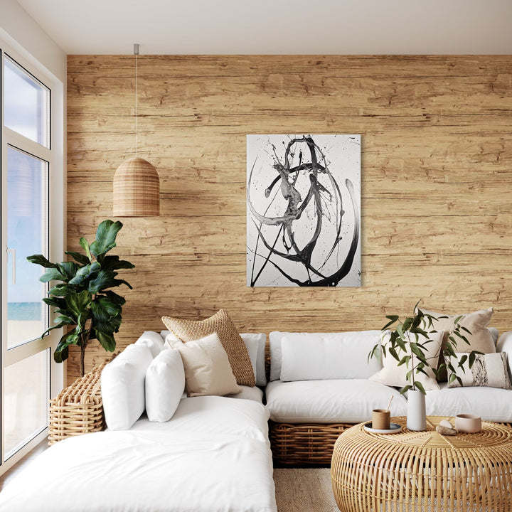 The artwork, Impulse, by Nicholas Franklin, displayed in a room.