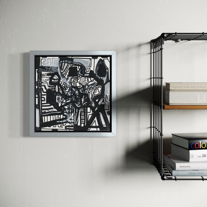 The artwork, Infected, by Mark Brosseau, displayed in a room.