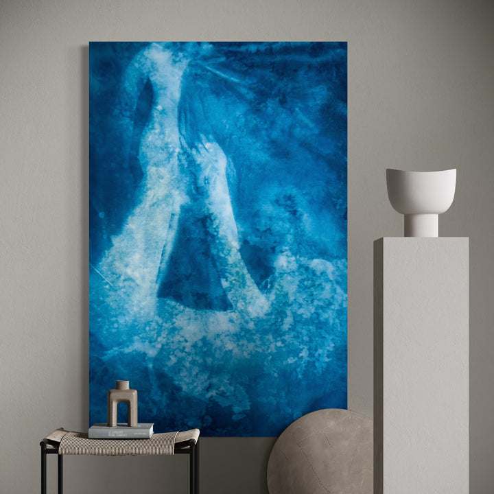 The artwork, Isabella, by Cat Welch, displayed in a room.