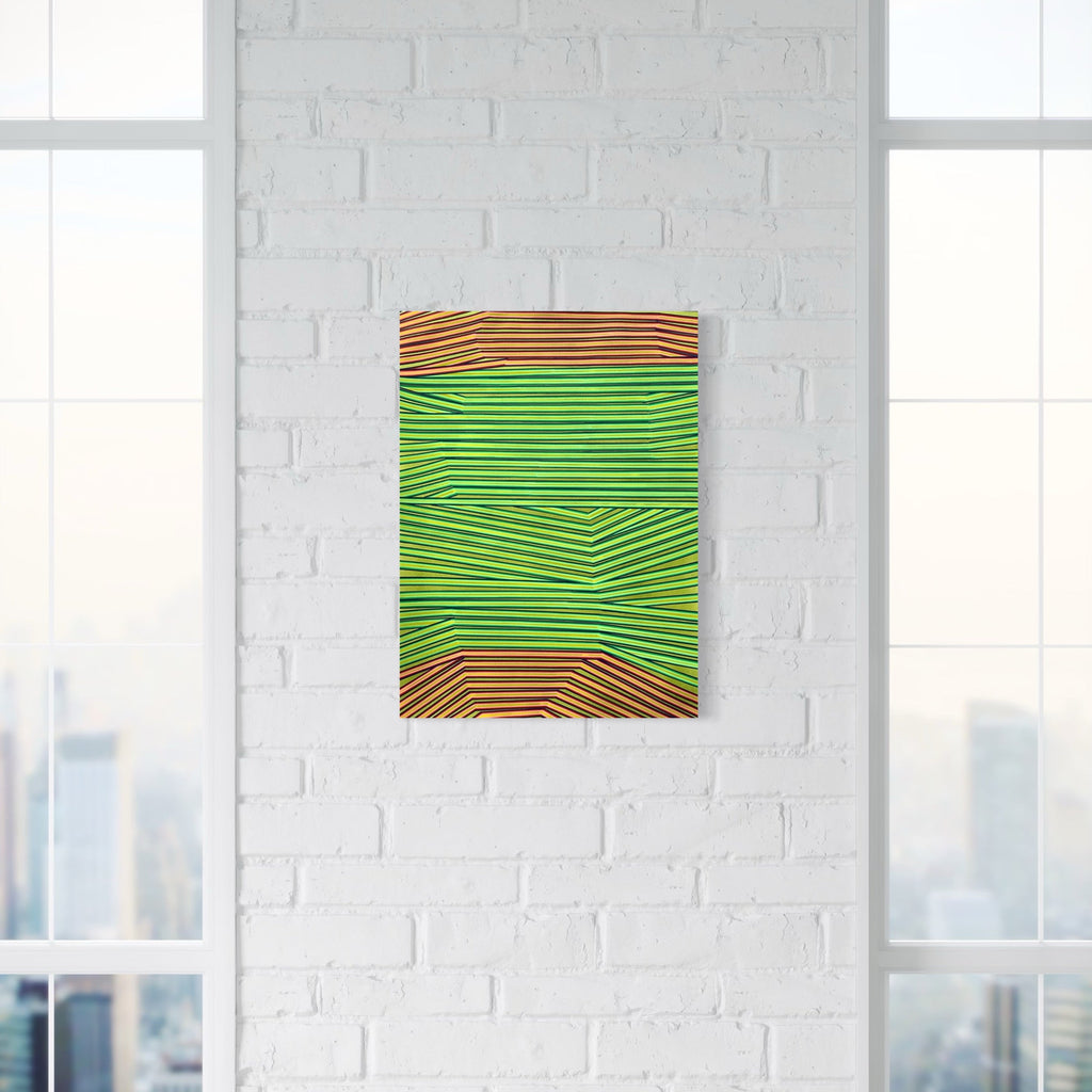 The artwork, It's Better Here, by Elyce Abrams, displayed in a room.