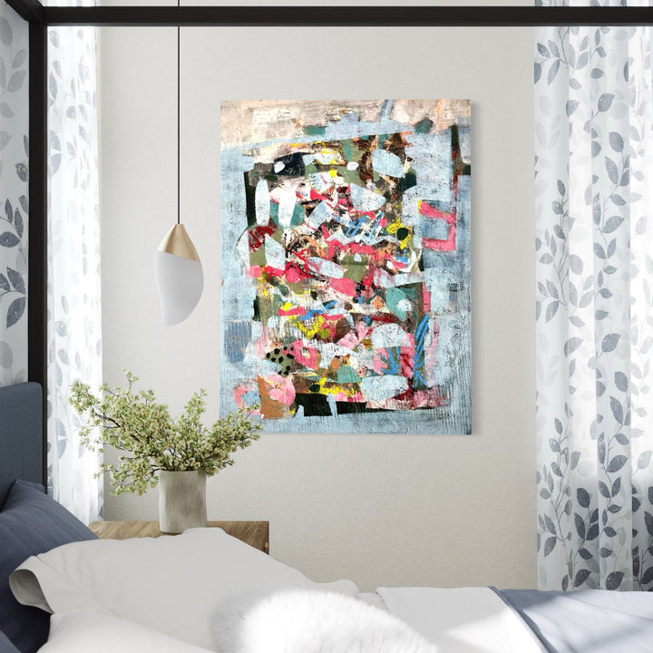 The artwork, JUMP, by John Goetz, displayed in a room.