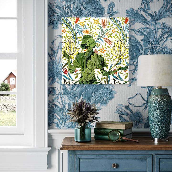 The artwork, Jolly Green, by Theresa Gooby, displayed in a room.
