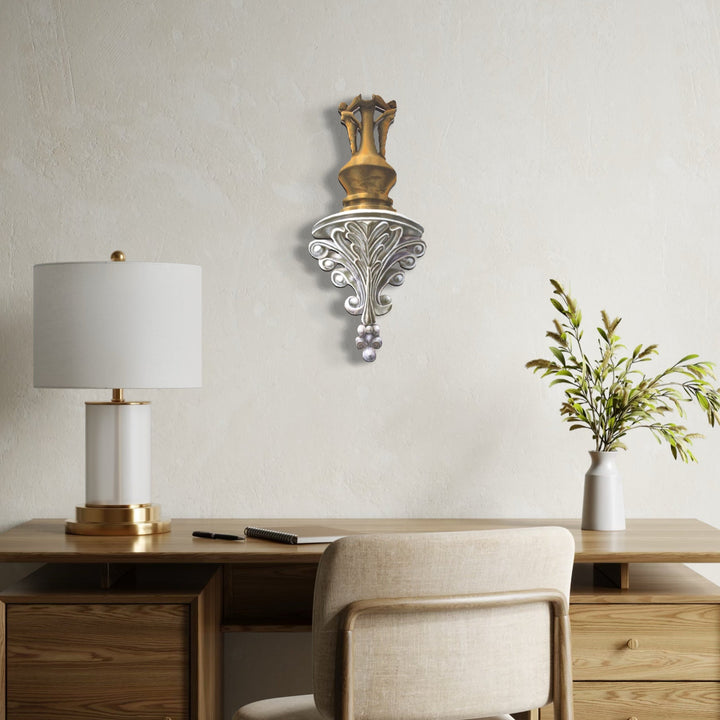 The artwork, Jugenstihl, by Carl Chaiet, displayed in a room.
