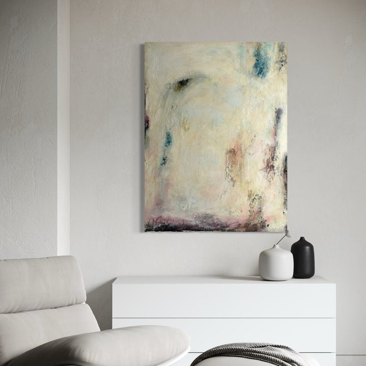 The artwork, Kindness, by Deborah Chaney, displayed in a room.