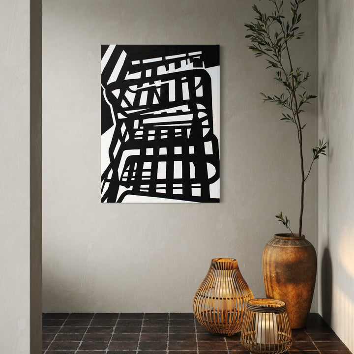 The artwork, Large Chair 1 , by Lisa Petker Mintz, displayed in a room.
