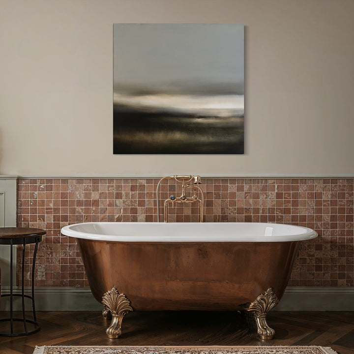 The artwork, Last Night’s Dream, by Xanthippe Tsalimi, displayed in a room.