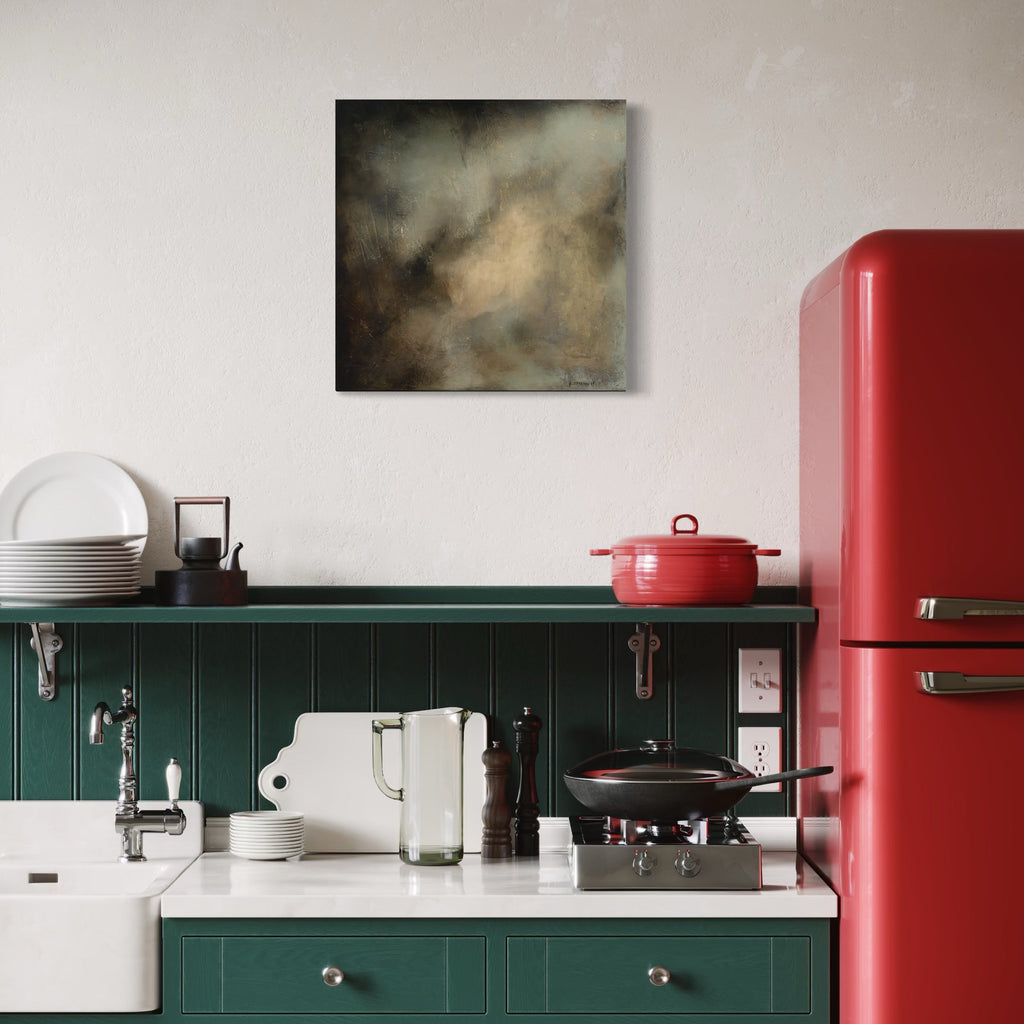 The artwork, Let Go, by Xanthippe Tsalimi, displayed in a room.