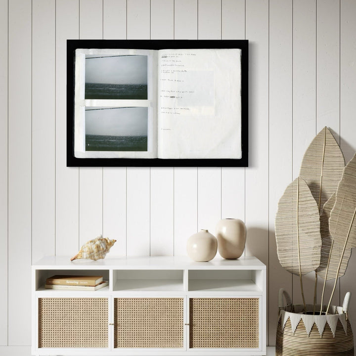 The artwork, Lost Car, by Kelly McGovern, displayed in a room.