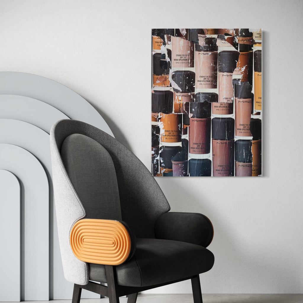 The artwork, MAC Wall, by Amy Turner, displayed in a room.
