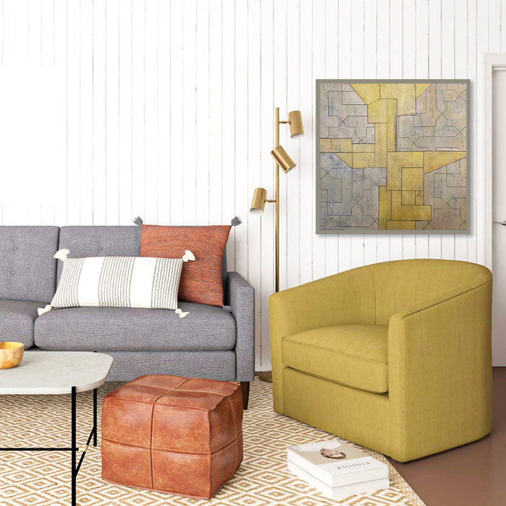 The artwork, MERCY, by Stephen Cimini, displayed in a room.