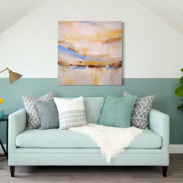 The artwork, MIRAGE, by Amadea Bailey, displayed in a room.