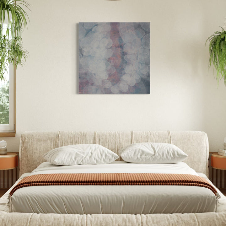 The artwork, Meditation Passage 1, by Carin Kulb Dangot, displayed in a room.