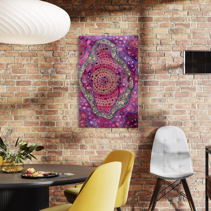 The artwork, More Than A Venus, by Laurie Shapiro, displayed in a room.