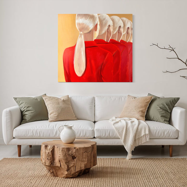 The artwork, Multiplicity, by Anastasia Korsakova, displayed in a room.