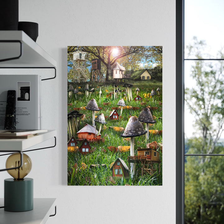 The artwork, Mush Tree, by Nash Bellows, displayed in a room.