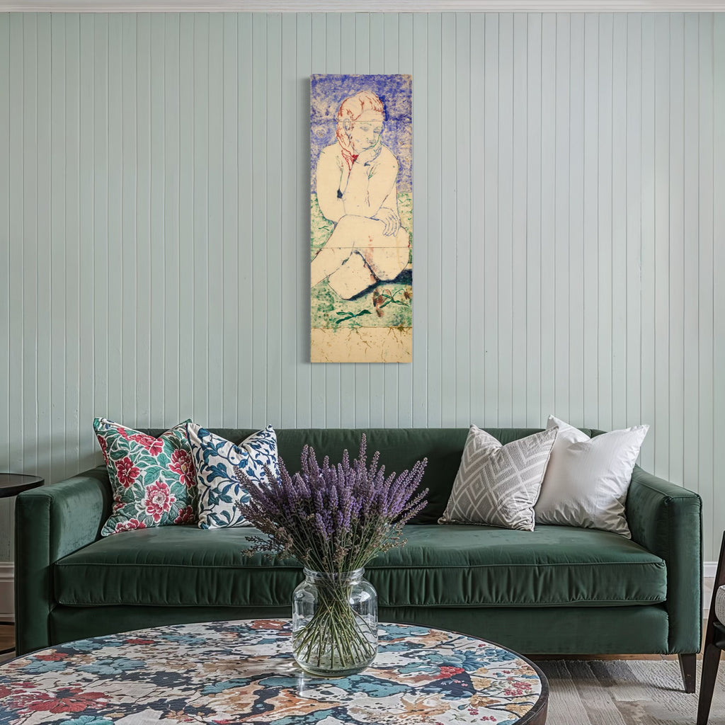 The artwork, Not So, Busy Bees, by Johanna Ryan, displayed in a room.