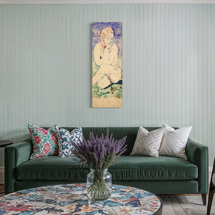 The artwork, Not So, Busy Bees, by Johanna Ryan, displayed in a room.