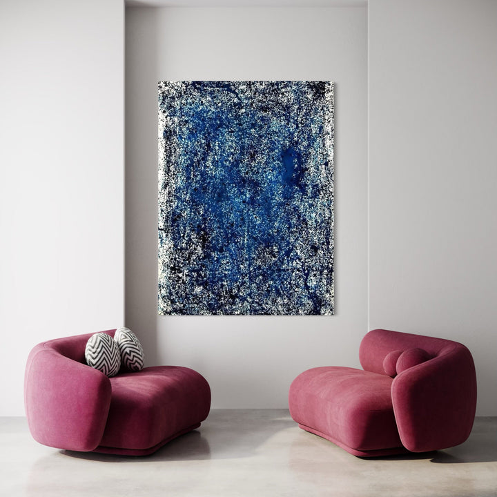 The artwork, Obsession 11, by Albion Vu, displayed in a room.