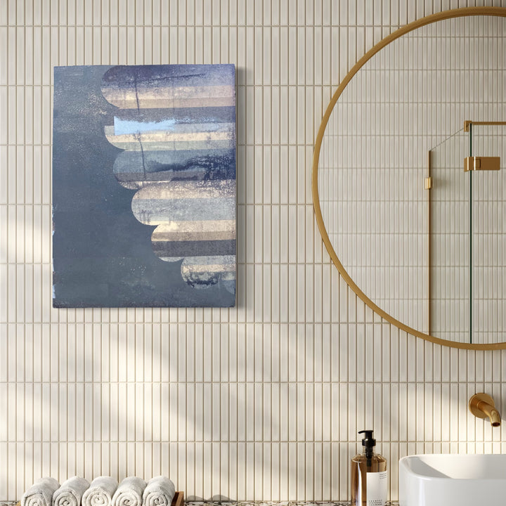 The artwork, Odd Star, by Jodi Hays, displayed in a room.