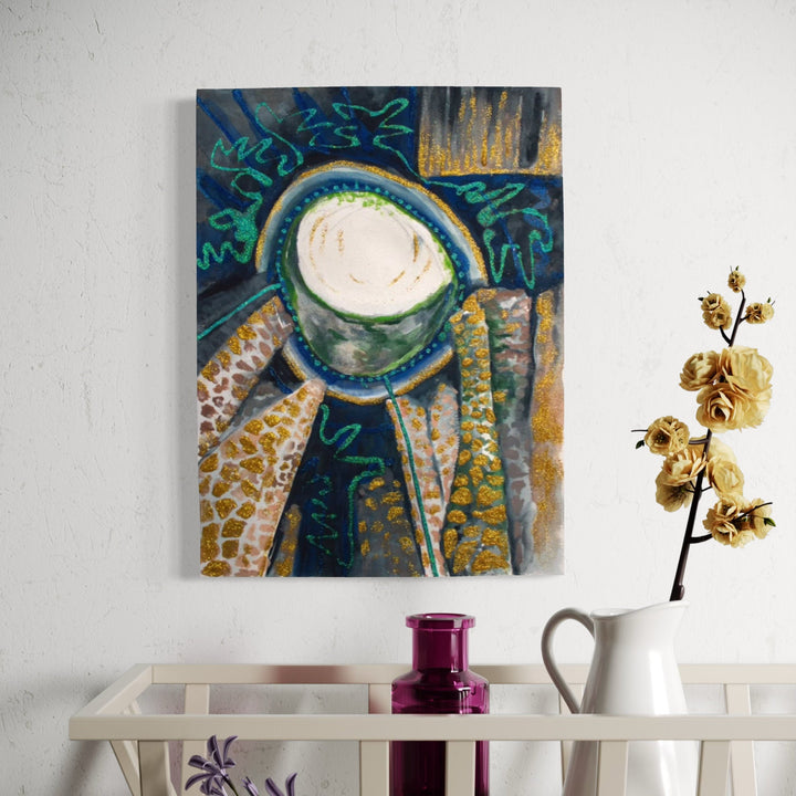 The artwork, One Way Out, by Laurie Shapiro, displayed in a room.