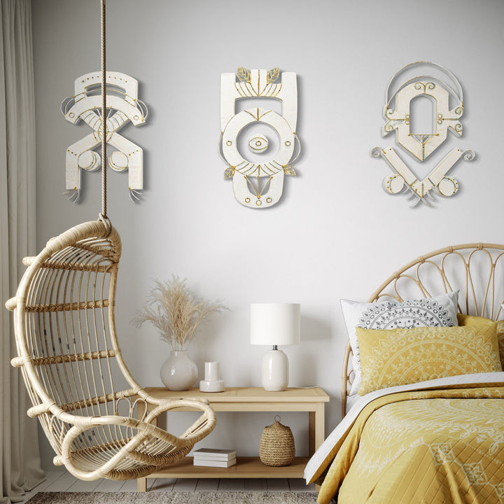 The artwork, Only One Third, by Adina Andrus, displayed in a room.