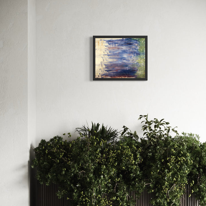The artwork, Opposite Ends, by Ali Ha, displayed in a room.