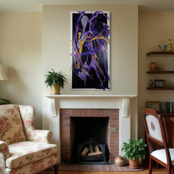 The artwork, Passion, by Nicholas Franklin, displayed in a room.
