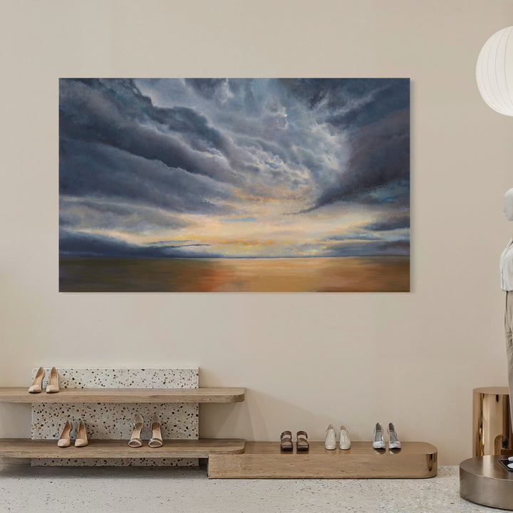 The artwork, Piece De Resistance, by Nadia Parsons, displayed in a room.