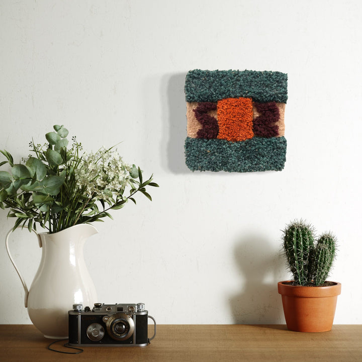 The artwork, Ponte (Bridge), by Ana Maria Farina, displayed in a room.