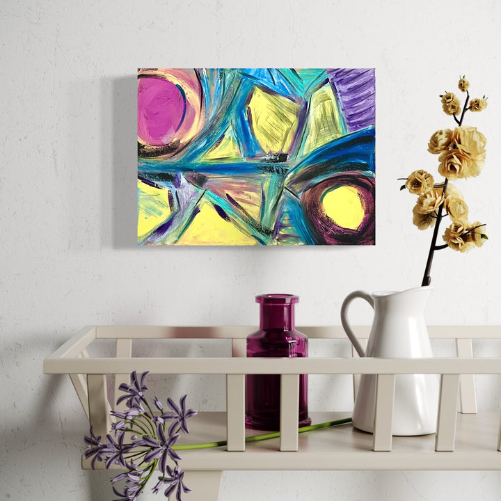 The artwork, Portal, by Genevieve Antonello, displayed in a room.