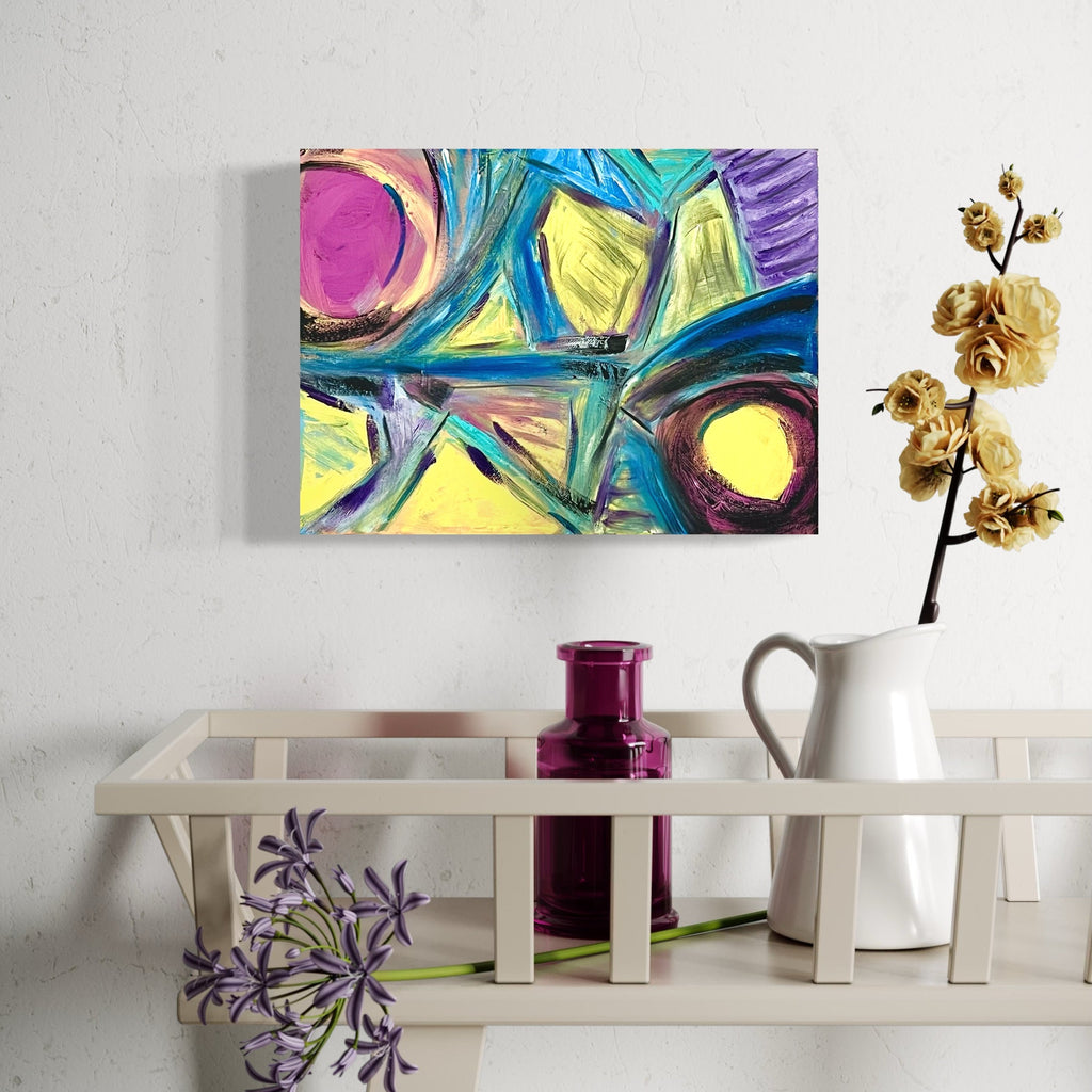 The artwork, Portal, by Genevieve Antonello, displayed in a room.