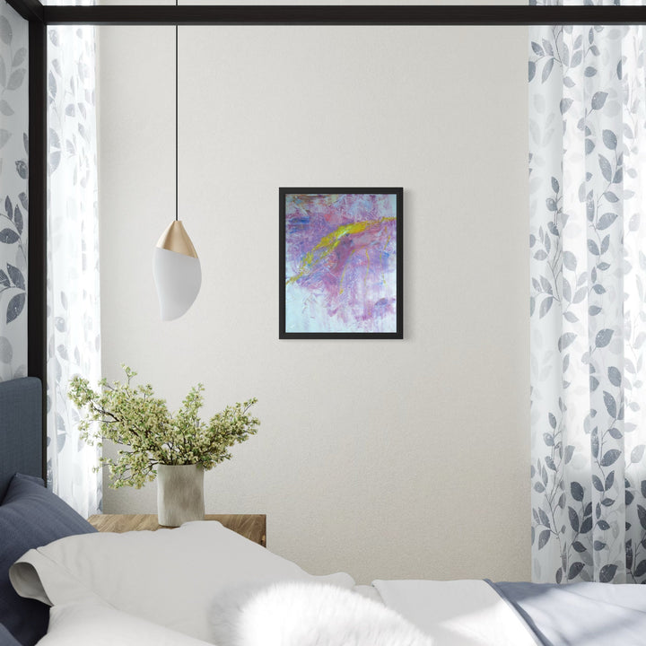 The artwork, Range Moments, by Ali Ha, displayed in a room.