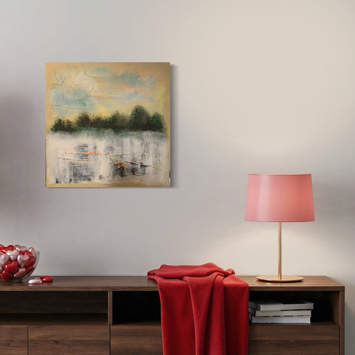 The artwork, Redemption , by Tammy Kushnir, displayed in a room.